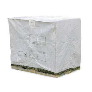 Mehrweg-Palettenhaube 1160x1160x1100mm – Robustes PP-Bändchengewebe